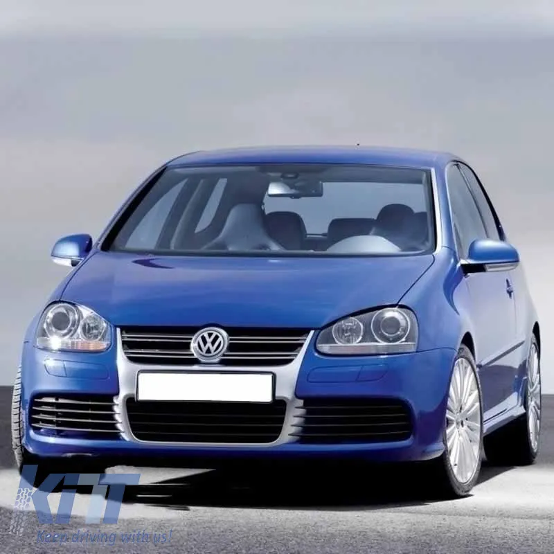 Front Bumper suitable for VW Golf V (5) 03-08 / Jetta 05-10 R32 Look With Chrome Grille