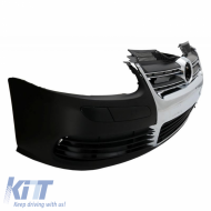 Front Bumper suitable for VW Golf V (5) 03-08 / Jetta 05-10 R32 Look With Chrome Grille-image-6289846