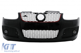 image-10-Front Bumper suitable for VW Golf V 5 MK5 (2003-2007) GTI Design
