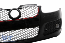 Front Bumper suitable for VW Golf V 5 MK5 (2003-2007) GTI Design with Xenon Look Headlights-image-6099196