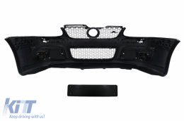 Front Bumper suitable for VW Golf V 5 MK5 (2003-2007) GTI Design with Xenon Look Headlights-image-6099202