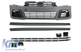 image-16-Front bumper suitable for VW Golf VI 6 Mk6 (2008-2013) R20 Look with Side Skirts