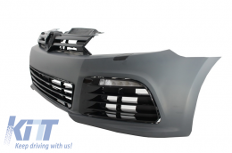 Front Bumper suitable for VW Golf VI 6 (2008-2013) R20 Look with Headlights 3D LED DRL U-Design LED Flowing Turning Light-image-6021167