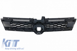 Front Bumper suitable for VW Golf VII (7) 13-17 Upgrade to GTI 7.5 Look 17-19 Set With Grille & Led Fog Lights