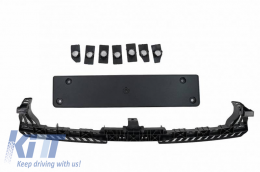 Front Bumper suitable for VW Golf VII (7) 13-17 Upgrade to GTI 7.5 Look 17-19 Set With Grille & Led Fog Lights