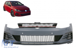 Front Bumper suitable for VW Golf VII 7 5G (2013-2017) 7.5 GTI Design-image-6091489