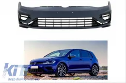 Front Bumper suitable for VW Golf VII (7.5) 16-20 Facelift R-Look With Grille-image-6314272