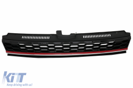 Front Bumper suitable for VW Golf VII 7 (2013-2017) with LED Headlights Sequential Dynamic Turning Lights 7.5 GTI Design-image-6091552