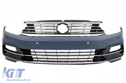 Front Bumper suitable for VW Passat B8 3G (2015-2018) R-Line Design - FBVWPA3GRL