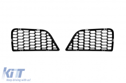 Front bumper type M5 suitable for BMW 5 Series G30, G31 2017-2019, with grille for ACC, with openings for PDC-image-6231676