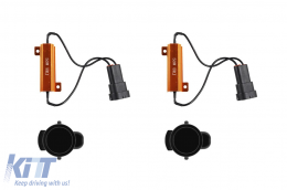 Front bumper type M5 suitable for BMW 5 Series G30, G31 2017-2019, with grille for ACC, with openings for PDC-image-6231680