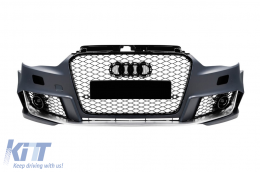 Front bumper type RS3 suitable for Audi A3 hatchback 2012-2015 - ABAUFX6007402