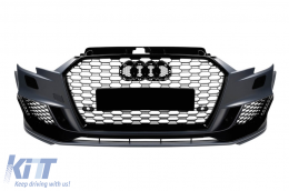Front bumper type RS3 suitable for Audi A3 hatchback 2017-2019 - ABAUFX6007403
