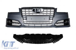 Front bumper type S8 suitable for Audi A8 2015-2017 with PDC - ABAUFX6009030