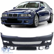 image-56-Front bumper with ABE + clear glass fog lights for 5 Series BMW E39 1995-2003