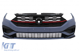 image-7-Front Bumper with Central Grille suitable for VW Jetta Mk7 (2019-2021) GLI Design
