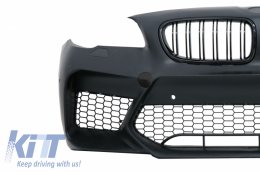 Front Bumper With Central Grilles suitable for BMW 5 Series F10 F11 (2011-2017) G30 M5 Design-image-6042984