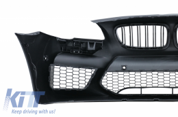 Front Bumper With Central Grilles suitable for BMW 5 Series F10 F11 (2011-2017) G30 M5 Design-image-6042986