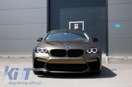 Front Bumper With Central Grilles suitable for BMW 5 Series F10 F11 (2011-2017) G30 M5 Design-image-6046000