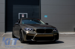 Front Bumper With Central Grilles suitable for BMW 5 Series F10 F11 (2011-2017) G30 M5 Design-image-6046001