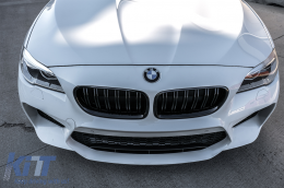 Front Bumper With Central Grilles suitable for BMW 5 Series F10 F11 (2011-2017) G30 M5 Design-image-6069931
