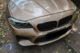 Front Bumper With Central Grilles suitable for BMW 5 Series F10 F11 (2011-2017) G30 M5 Design-image-6096004