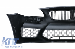 Front Bumper With Central Grilles suitable for BMW 5 Series F10 F11 (2011-2017) G30 M5 Design Without PDC-image-6043104