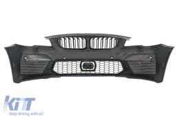 Front Bumper with Central Grilles suitable for BMW 5 Series F10 F11 (2011-2017) M5 2020 Style-image-6090961
