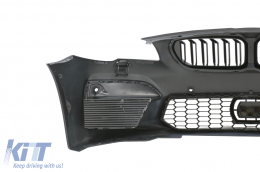 Front Bumper with Central Grilles suitable for BMW 5 Series F10 F11 (2011-2017) M5 2020 Style-image-6090962