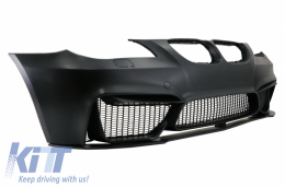 Front Bumper with Central Kidney Grilles suitable for BMW 5 Series E60 Sedan E61 Touring (2003-2010) M4 Design-image-6064525