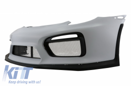 Front Bumper with DRL LED suitable for Porsche Cayman 981C & Boxster 981 (2012-2016) GT4 Design-image-6059743