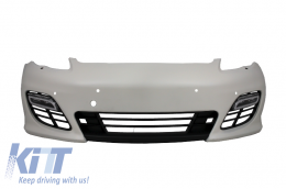 Front Bumper with Exhaust Muffler Tips suitable for PORSCHE 970 Panamera (2010-2013) Turbo/GTS Design-image-6053748