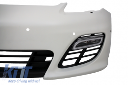 Front Bumper with Exhaust Muffler Tips suitable for PORSCHE 970 Panamera (2010-2013) Turbo/GTS Design-image-6053749