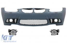 image-69-Front Bumper with Fog Light Projectors suitable for BMW 3 Series E92 Coupe E93 Cabrio (2006-2009) M3 Look with PDC
