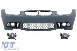image-72-Front Bumper with Fog Light Projectors suitable for BMW 3 Series E92 Coupe E93 Cabrio (2006-2009) M3 Look