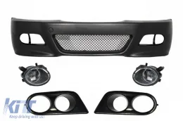 image-16-Front Bumper with Fog Lights and Air Duct Covers suitable for BMW 3 Series E46 Coupe Cabrio Sedan Estate (1998-2004) M3 Design