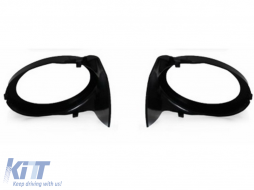 Front Bumper with Fog Lights Smoke suitable for BMW 3 Series E46 Coupe Cabrio Sedan Estate (1998-2004) M3 Design-image-6073436