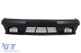 image-61-Front bumper with Fog Lights suitable for Mercedes E Class W124 C124 S124 (10.1989-06.1996) Gen I Design