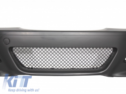 Front Bumper with Fog Lights Yellow suitable for BMW 3 Series Coupe Cabrio Sedan Estate E46 (1998-2004) M3 Design-image-6073421