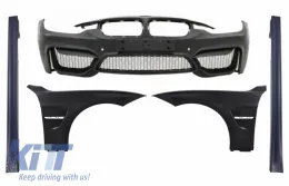 image-37-Front Bumper with Front Fenders and Side Skirts suitable for BMW 3 Series F30 F31 Pre-LCI & LCI (2011-2018) M4 Design