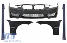 image-25-Front Bumper with Front Fenders and Side Skirts suitable for BMW 3 Series F30 F31 Non LCI & LCI (2011-2018) M3 Sport EVO Design
