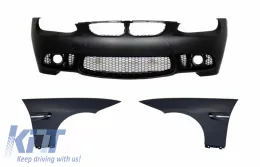 image-9-Front Bumper with Front Fenders suitable for BMW 3 Series E92 Coupe E93 Cabrio (2006-2009) M3 Look Without PDC and Projectors