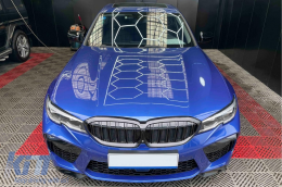Front Bumper with Front Fenders suitable for BMW 3 Series G20 Sedan G21 Touring (2018-2022) M8 Design-image-6088570