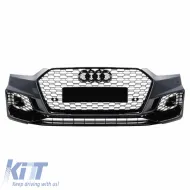 image-61-Front Bumper With Grille Suitable for Audi A5 F5 17-19 RS5 Look