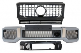 Front Bumper with Grille suitable for MERCEDES G-Class W463 (1989-2017) G63 GT-R Panamericana Design - COFBMBW463AMGGTR