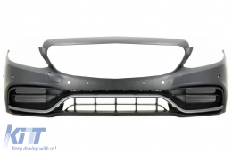 Front Bumper with Grille suitable for Mercedes C-Class W205 S205 C205 A205 (2014-2018) C63 GT-R Design-image-6064545