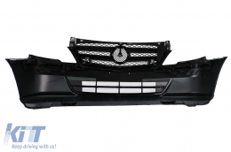 Front bumper with Grille suitable for Mercedes V-Class Vito Viano W639 Facelift (2010-2014)-image-6105272
