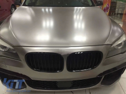 Front Bumper with Grilles suitable for BMW 7 Series F01 F02 (2009-2015) M760 Look-image-6083213