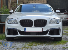 Front Bumper with Grilles suitable for BMW 7 Series F01 F02 (2009-2015) M760 Look-image-6106224