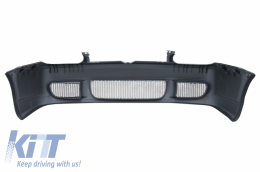 Front Bumper with Headlights Black suitable for VW Golf IV 4 MK4 (10.1997-09.2003) R32 Look-image-6054669
